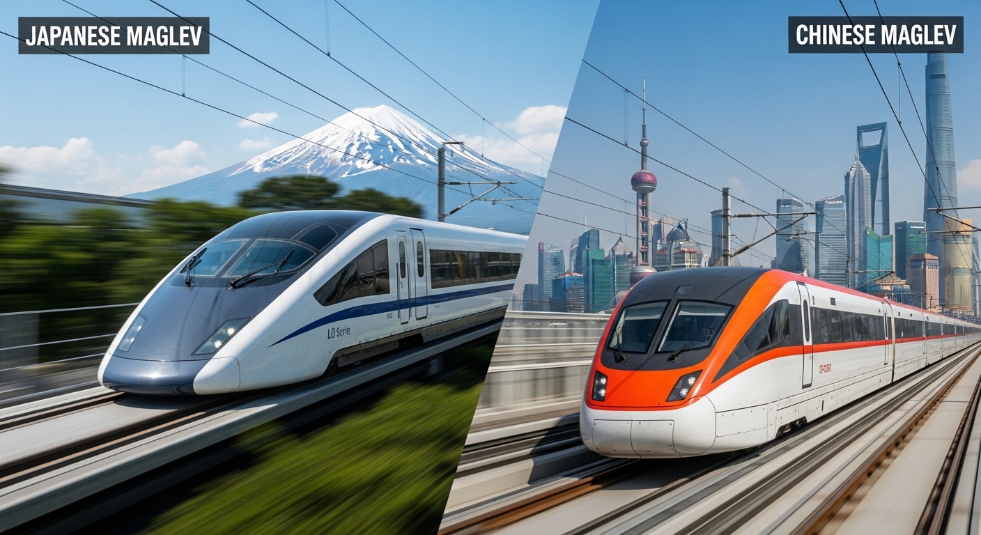 Perbandingan Maglev Jepang dan China: Siapa yang Memimpin Balapan Teknologi?